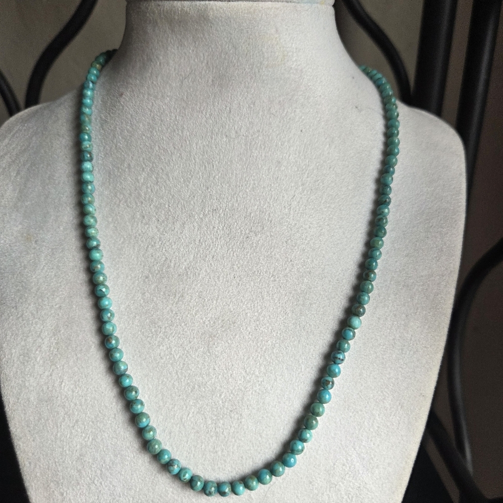 Turquoise Beaded Necklace - Elegant Women’s Jewelry